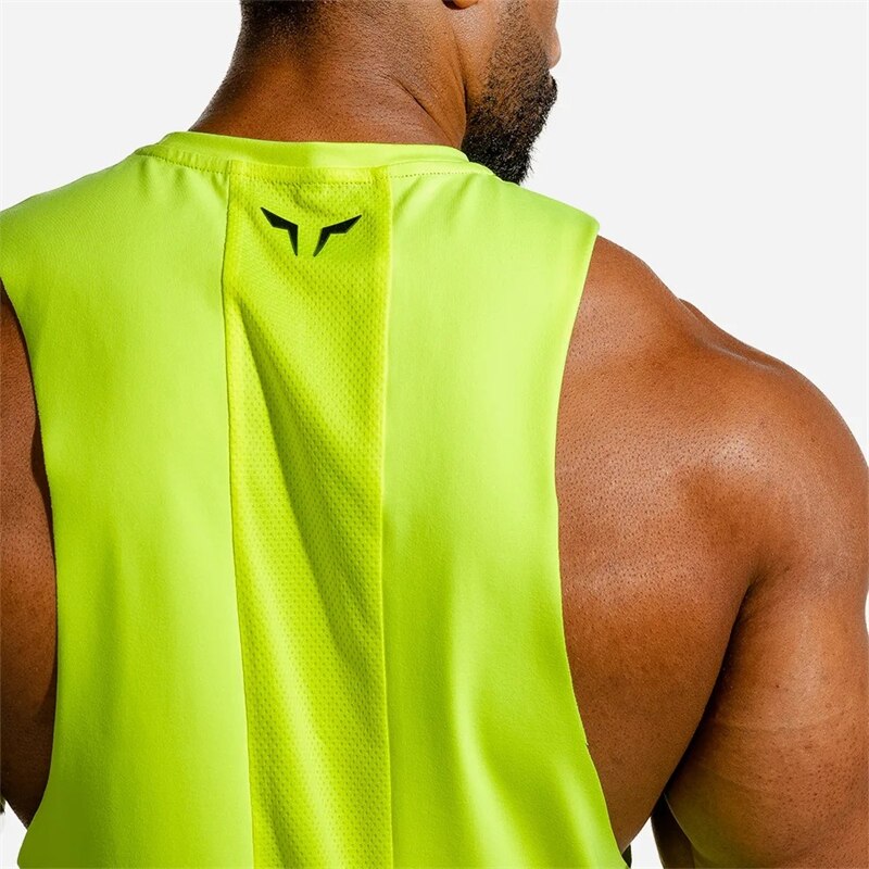 Camiseta de Tirantes para Hombre de Entrenamiento Flexible