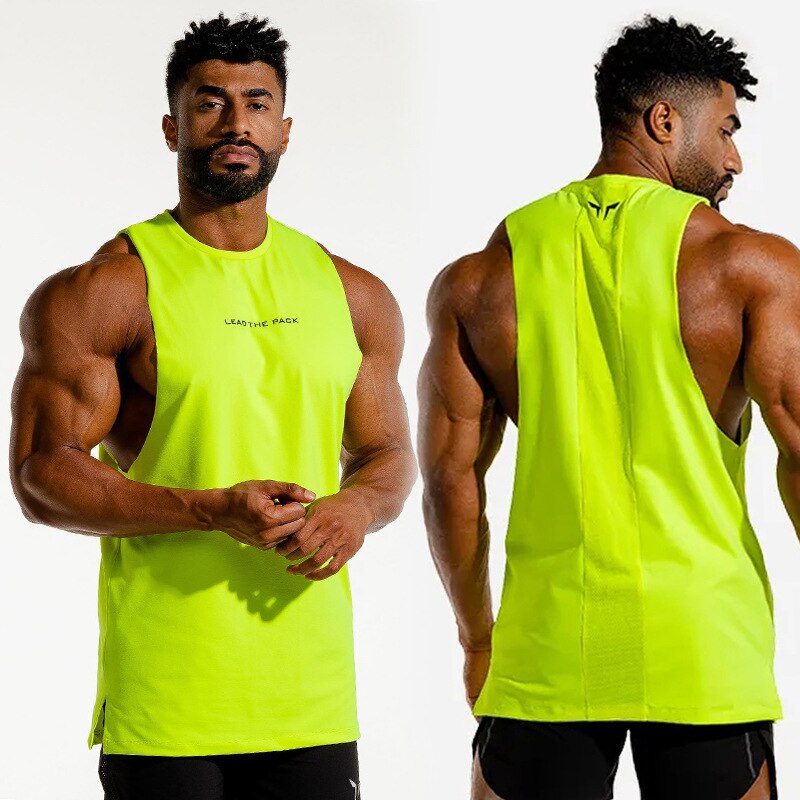 Camiseta de Tirantes para Hombre de Entrenamiento Flexible