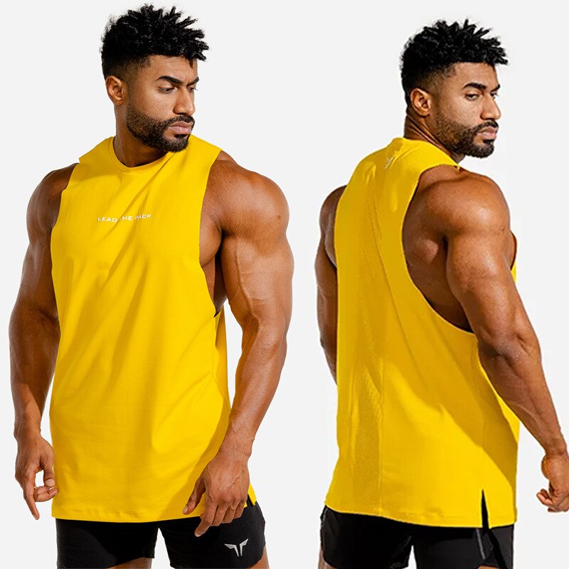 Camiseta de Tirantes para Hombre de Entrenamiento Flexible