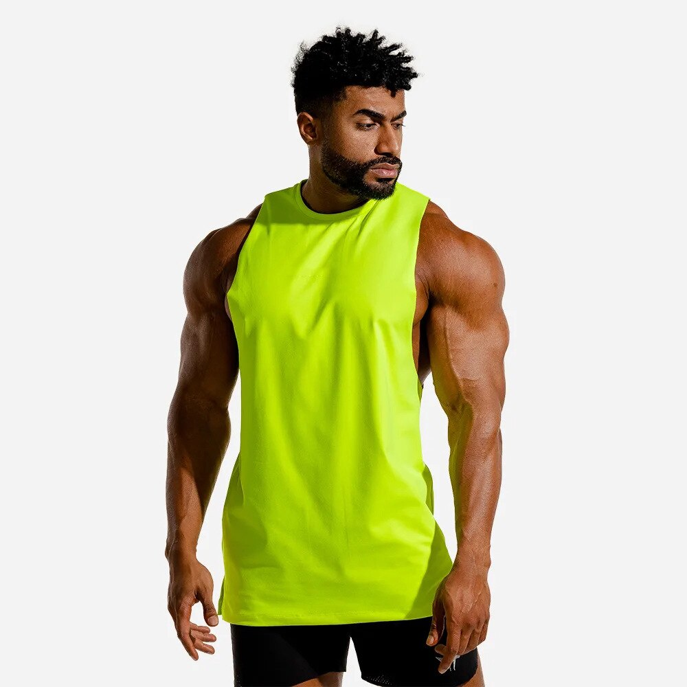 Camiseta de Tirantes para Hombre de Entrenamiento Flexible