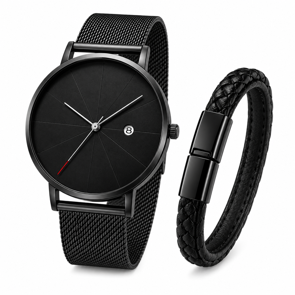 KIT EJECUTIVO NORVENS™ -   2 Relojes + 2 Pulseras