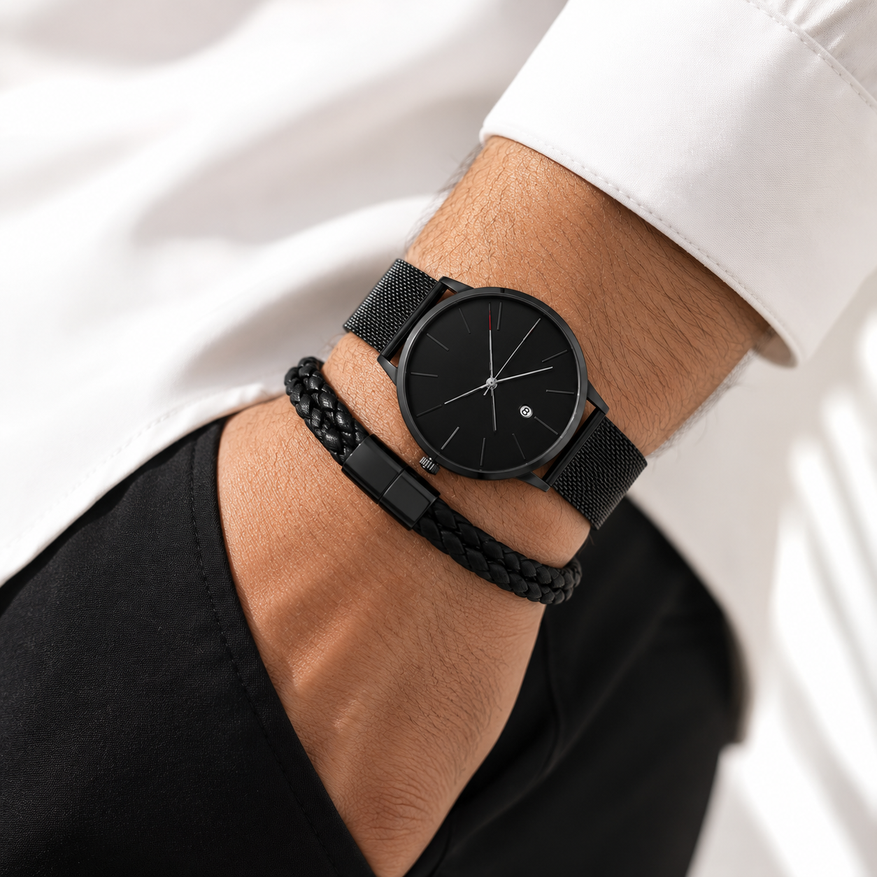 KIT EJECUTIVO NORVENS™ -   2 Relojes + 2 Pulseras