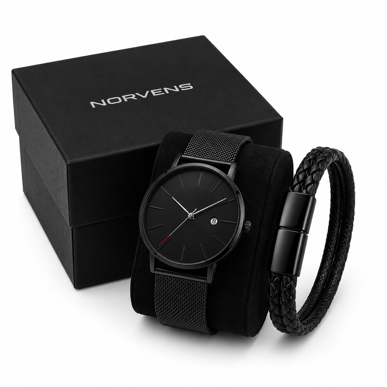 KIT EJECUTIVO NORVENS™ -   2 Relojes + 2 Pulseras