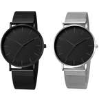 Reloj para Hombre Minimalista Clásico de Acero Inoxidable