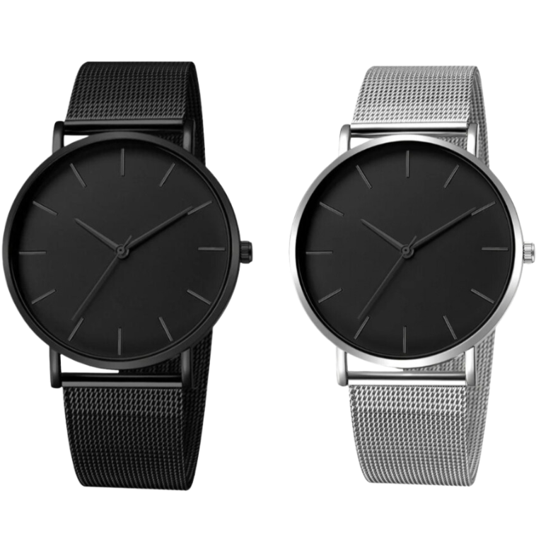 Reloj para Hombre Minimalista Clásico de Acero Inoxidable