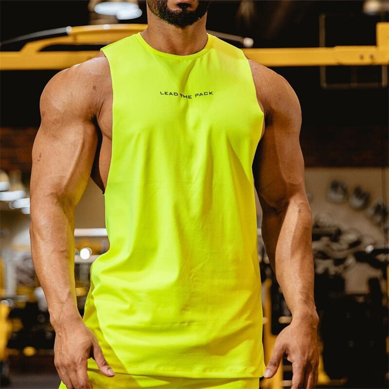 Camiseta de Tirantes para Hombre de Entrenamiento Flexible