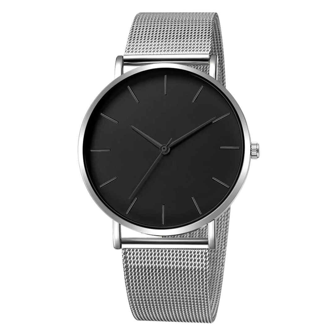 Reloj para Hombre Minimalista Clásico de Acero Inoxidable