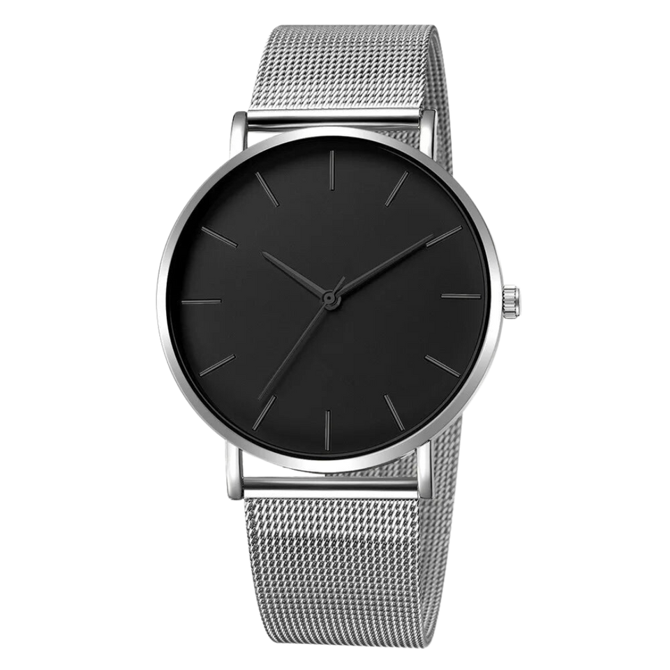 Reloj para Hombre Minimalista Clásico de Acero Inoxidable